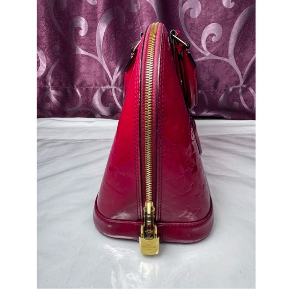 Louis Vuitton Red Patent Leather Alma - Picture 3 of 16